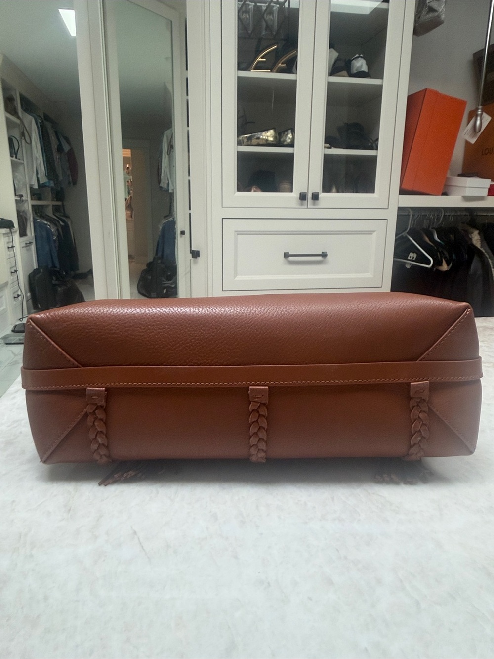 Chloé Penelope Medium Caramel Brown Leather Shoulder Crossbody Bag - Picture 3 of 7